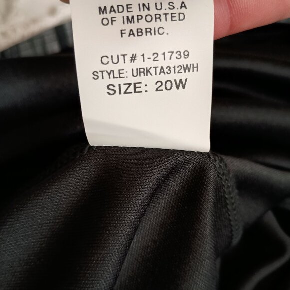 New David Meister Sheath Pencil Dress Starburst Knit Blue Gray 3/4 Slv 20W Women - Picture 7 of 11